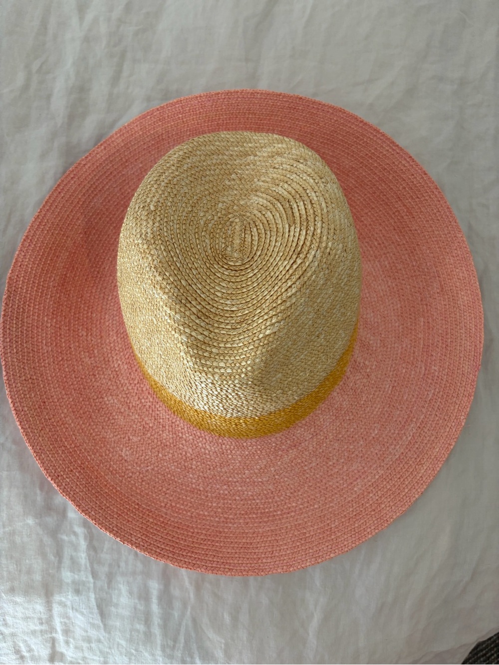 Wyeth Bondi Wheat Straw Rancher in Pink and Gold - Picture 2 of 4
